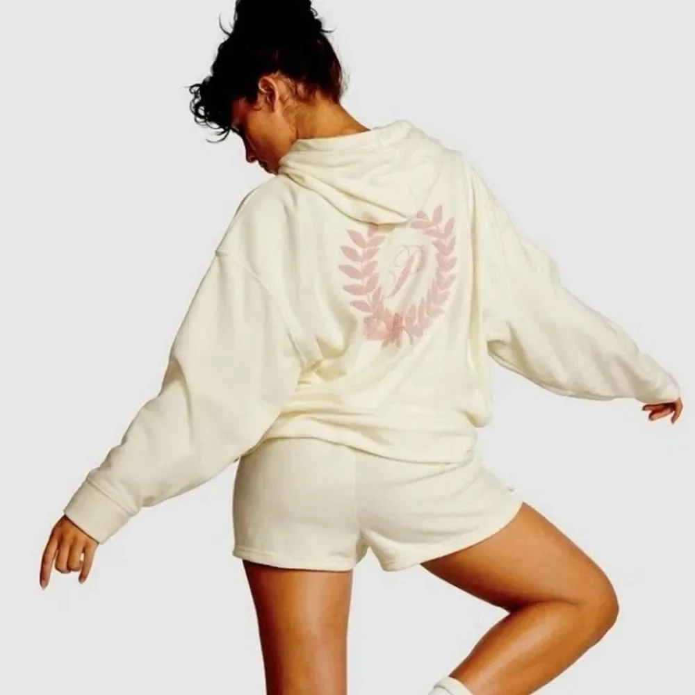 Victoria's Secret PINK Polar Fleece Pajama Hoodie Pullover Cozy Sleepwear PJ XXL